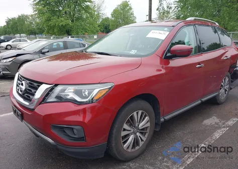 2019 Nissan Pathfinder Sv z USA, uszkodzony, nr VIN 5N1DR2MM0KC652341